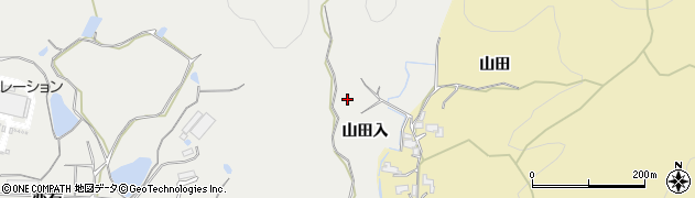 愛知県新城市富岡（山田入）周辺の地図