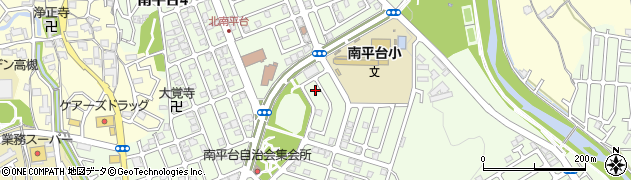 大阪府高槻市南平台周辺の地図