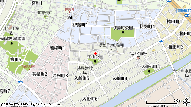 〒447-0831 愛知県碧南市入船町の地図