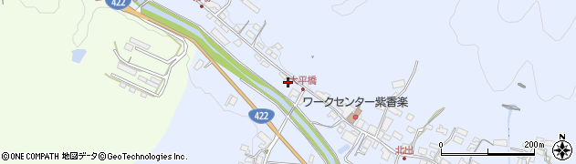 滋賀県甲賀市信楽町神山569周辺の地図