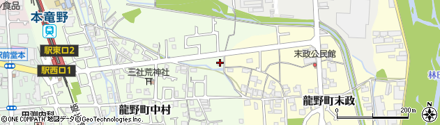 兵庫県たつの市龍野町中村17周辺の地図