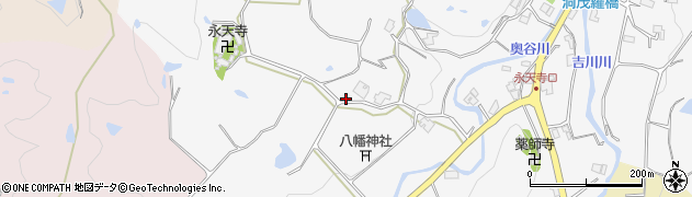 兵庫県三木市吉川町楠原1837周辺の地図