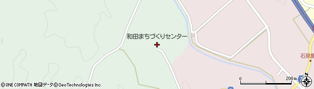 浜田市立和田まちづくりセンター周辺の地図