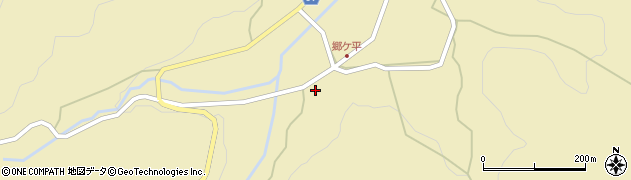 愛知県新城市黄柳野達所周辺の地図
