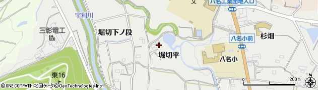 愛知県新城市富岡堀切平周辺の地図