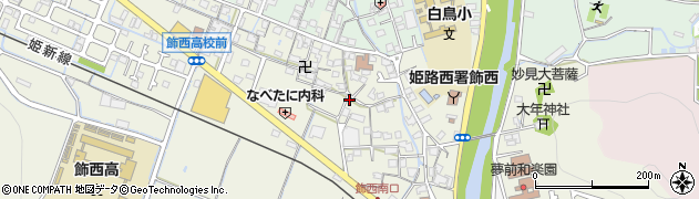 兵庫県姫路市飾西周辺の地図