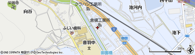 愛知県豊川市赤坂町青木周辺の地図