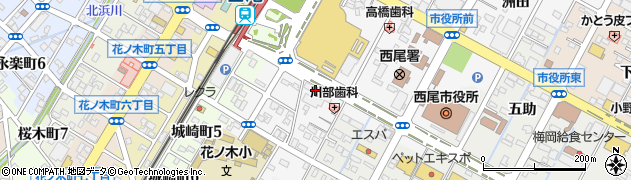 綜合警備保障株式会社　岡崎支社西尾営業所周辺の地図