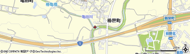 椿世橋周辺の地図