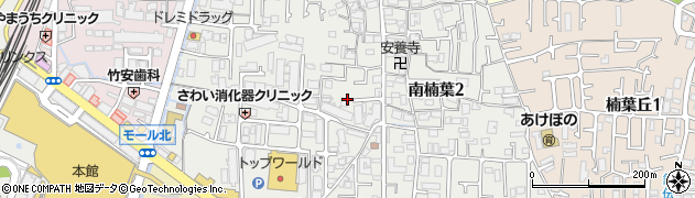 大阪府枚方市南楠葉周辺の地図