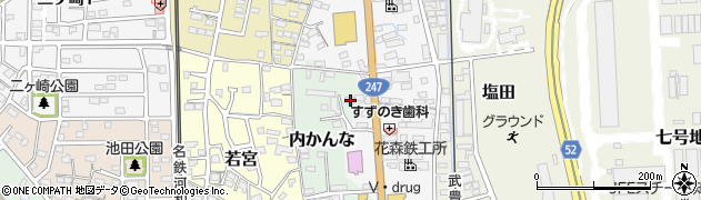 愛知県知多郡武豊町内かんな32周辺の地図