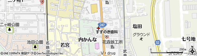 愛知県知多郡武豊町内かんな33周辺の地図