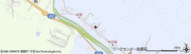 滋賀県甲賀市信楽町神山518周辺の地図