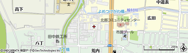 京都府城陽市平川広田84周辺の地図