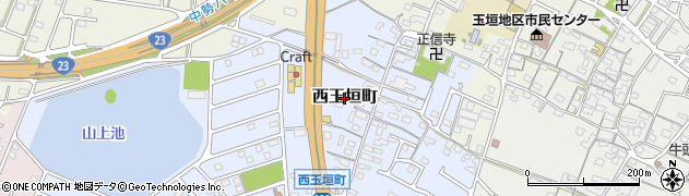 三重県鈴鹿市西玉垣町周辺の地図