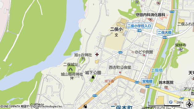 〒431-3314 静岡県浜松市天竜区二俣町二俣の地図