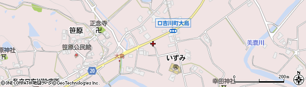兵庫県三木市口吉川町大島917周辺の地図
