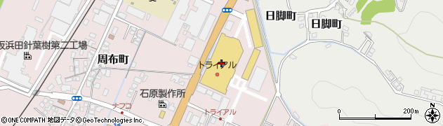 スーパーセンタートライアル浜田店周辺の地図