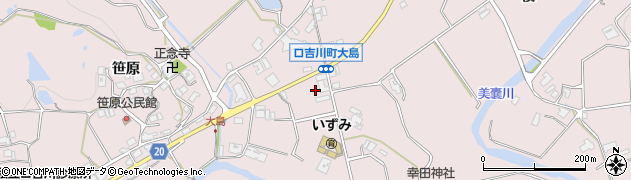 兵庫県三木市口吉川町大島912周辺の地図
