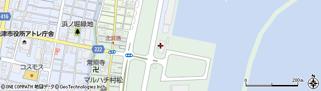 焼津漁協総務部周辺の地図