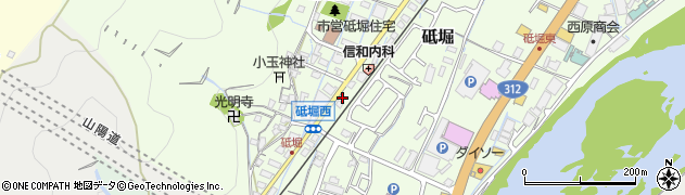 兵庫県姫路市砥堀332周辺の地図