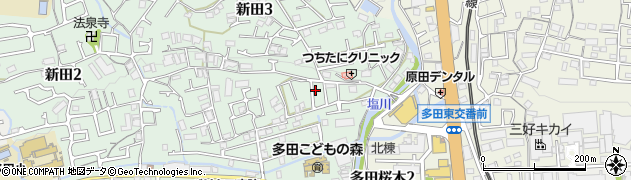 新田東古好公園周辺の地図