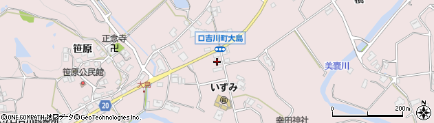 口吉川町大島周辺の地図