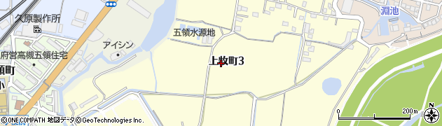 大阪府高槻市上牧町周辺の地図