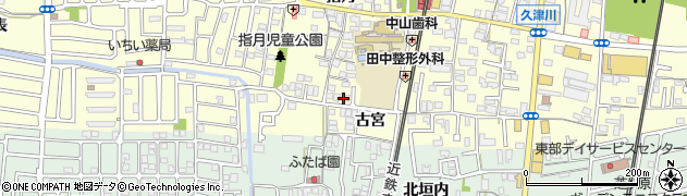 京都府城陽市平川指月33周辺の地図