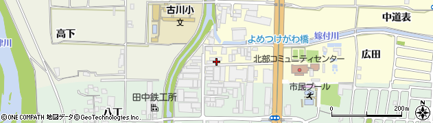 京都府城陽市平川広田88周辺の地図