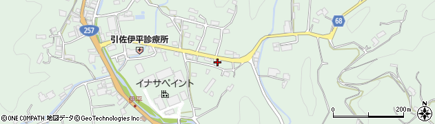 静岡県浜松市浜名区引佐町伊平651周辺の地図