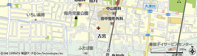 京都府城陽市平川指月32周辺の地図