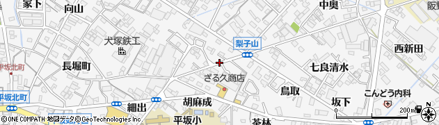 平坂小北周辺の地図