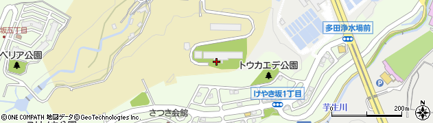 兵庫県川西市柳谷（隠場）周辺の地図