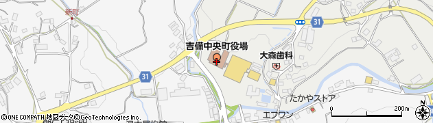 吉備中央町役場賀陽庁舎　農林課周辺の地図