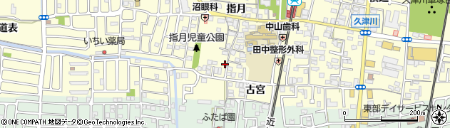 京都府城陽市平川指月39周辺の地図