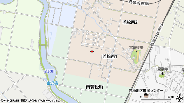 〒510-0222 三重県鈴鹿市若松西の地図