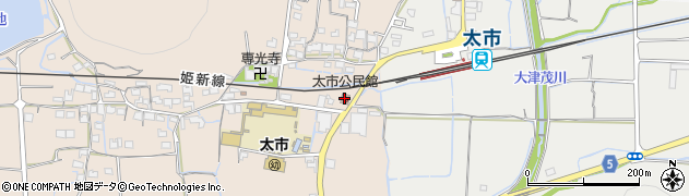 姫路市立太市公民館周辺の地図