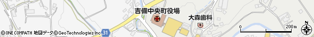 岡山県加賀郡吉備中央町周辺の地図