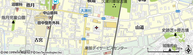 京都府城陽市平川横道91周辺の地図
