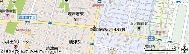 焼津５周辺の地図