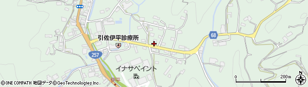 静岡県浜松市浜名区引佐町伊平626周辺の地図