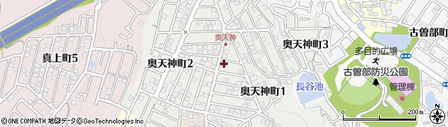 高槻天神郵便局 ＡＴＭ周辺の地図