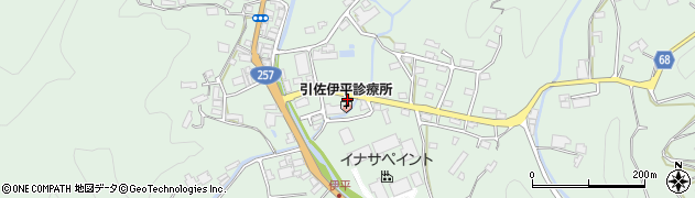 静岡県浜松市浜名区引佐町伊平586周辺の地図