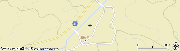 愛知県新城市黄柳野（郷ケ平）周辺の地図