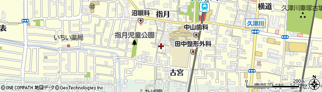 京都府城陽市平川指月20周辺の地図