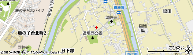 兵庫県神戸市北区道場町（道場）周辺の地図