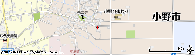 兵庫県小野市広渡町86周辺の地図