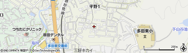 平野東公園周辺の地図