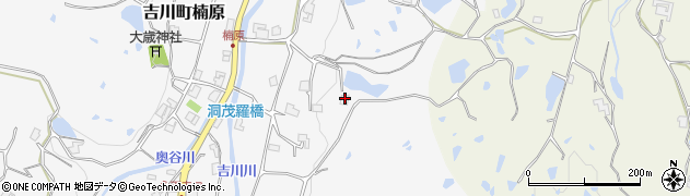 兵庫県三木市吉川町楠原835周辺の地図